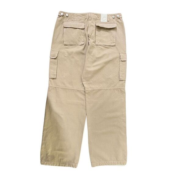 Coperni Canvas Wide Leg Cargo Pants in Beige - Picture 4 of 16